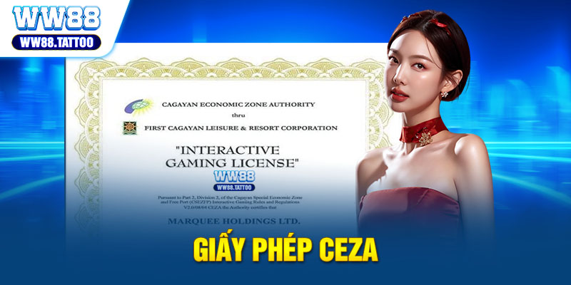 Giấy phép CEZA