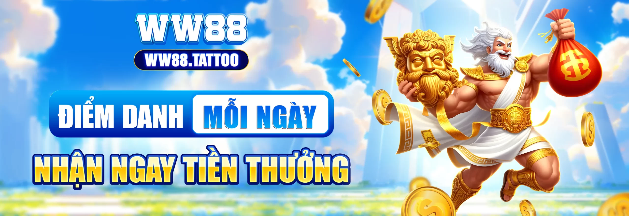 ĐIỂM DANH MỖI NGÀY NHẬN NGAY TIỀN THƯỞNG CÙNG WW88